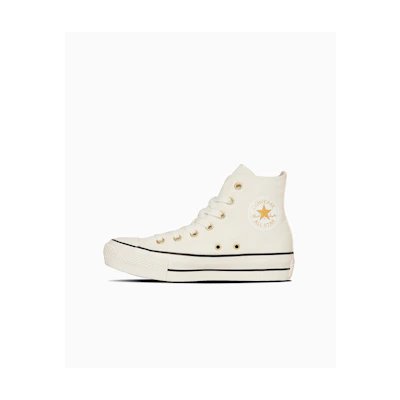 (W) Converse All Star PLTS Heart Studs High Top Sneakers Black