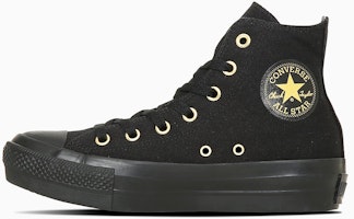 (Women) Converse All Star PLTS Heartstuds High Top Sneakers Black 31314230 (Women) Converse All Star PLTS Heartstuds High Top Sneakers Black 31314230