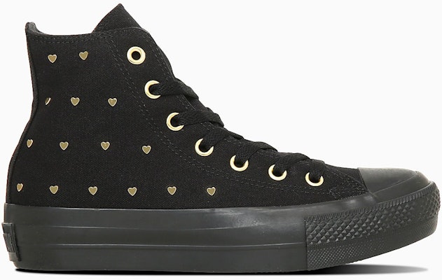 (W) Converse All Star PLTS Heartstuds High Top Kasut Hitam. 31314230 Order (W) Converse All Star PLTS Heartstuds High Top Kasut Hitam. 31314230