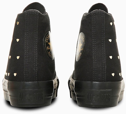 (W) Converse All Star PLTS Heartstuds High Top Kasut Hitam. 31314230 Shop (W) Converse All Star PLTS Heartstuds High Top Kasut Hitam. 31314230