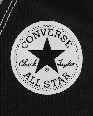 (W) Converse 全星尖頭高筒帆布鞋 黑色 31318450 1