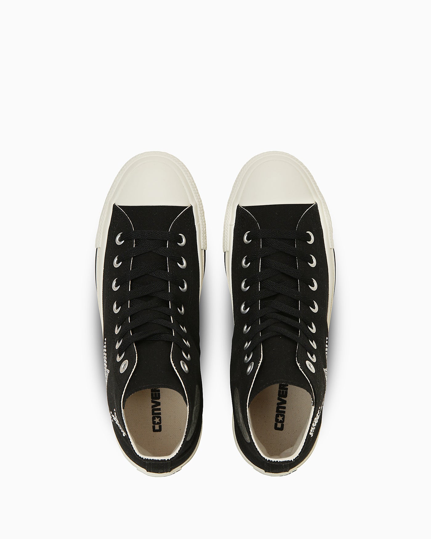 Converse All Star Rhinestone High Top Sneakers Black 圖 3