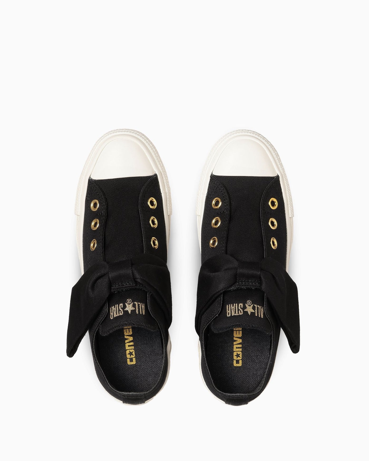 (W) Converse All Star Ribbon Strap OX Low Top Sneakers Black 圖 3