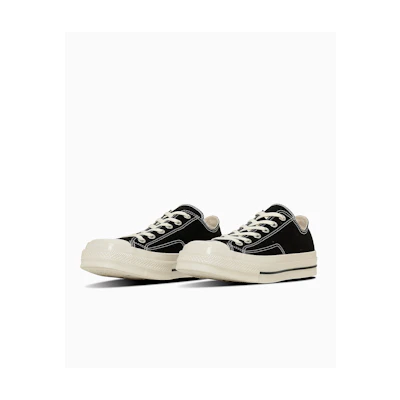 (W) Converse All Star Square Toe Ox Sneakers Black