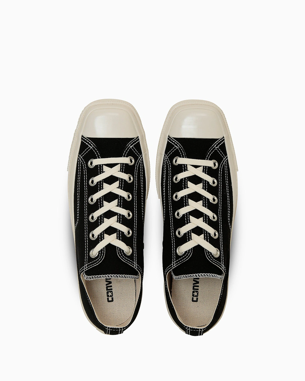 (Women) Converse All Star Square Toe Ox Sneakers Black