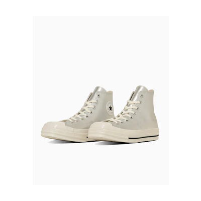 Converse All Star Square Toe SV High-Top Sneakers Silver