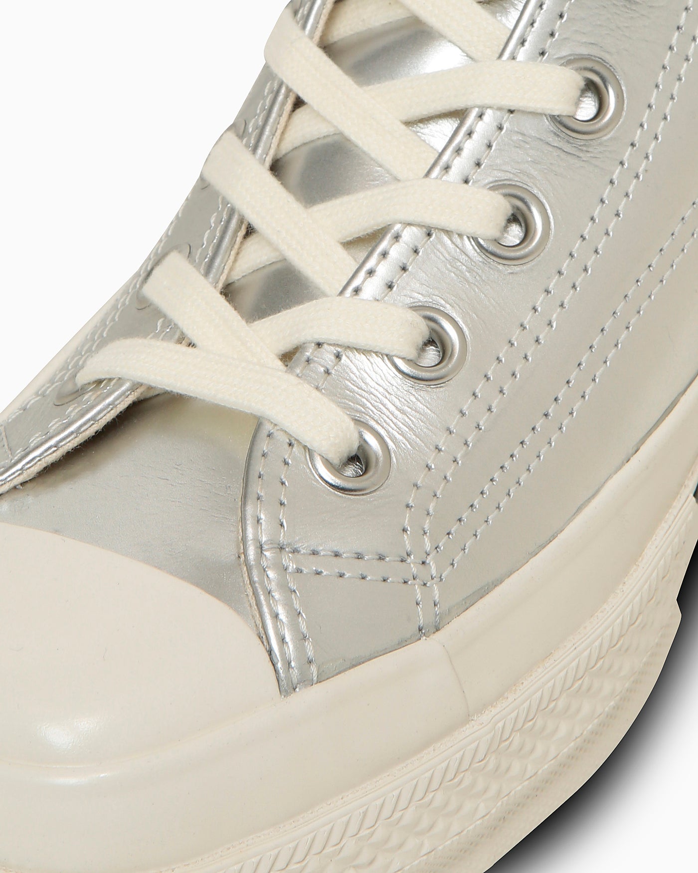Details for (W) コンバース オールスター スクエアトゥ SV ハイトップスニーカー シルバー 31315820