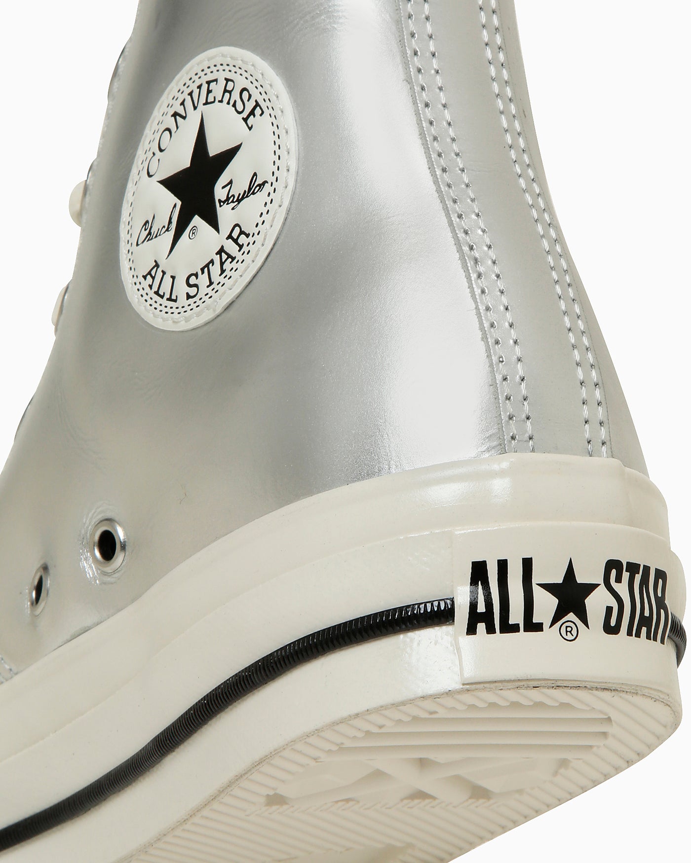 Sizing (W) コンバース オールスター スクエアトゥ SV ハイトップスニーカー シルバー 31315820