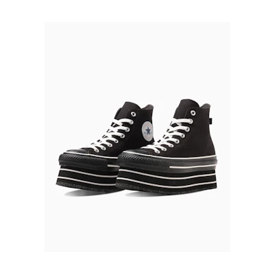 (W) Converse All Star Stage Hi PP High-Top Sneakers Black