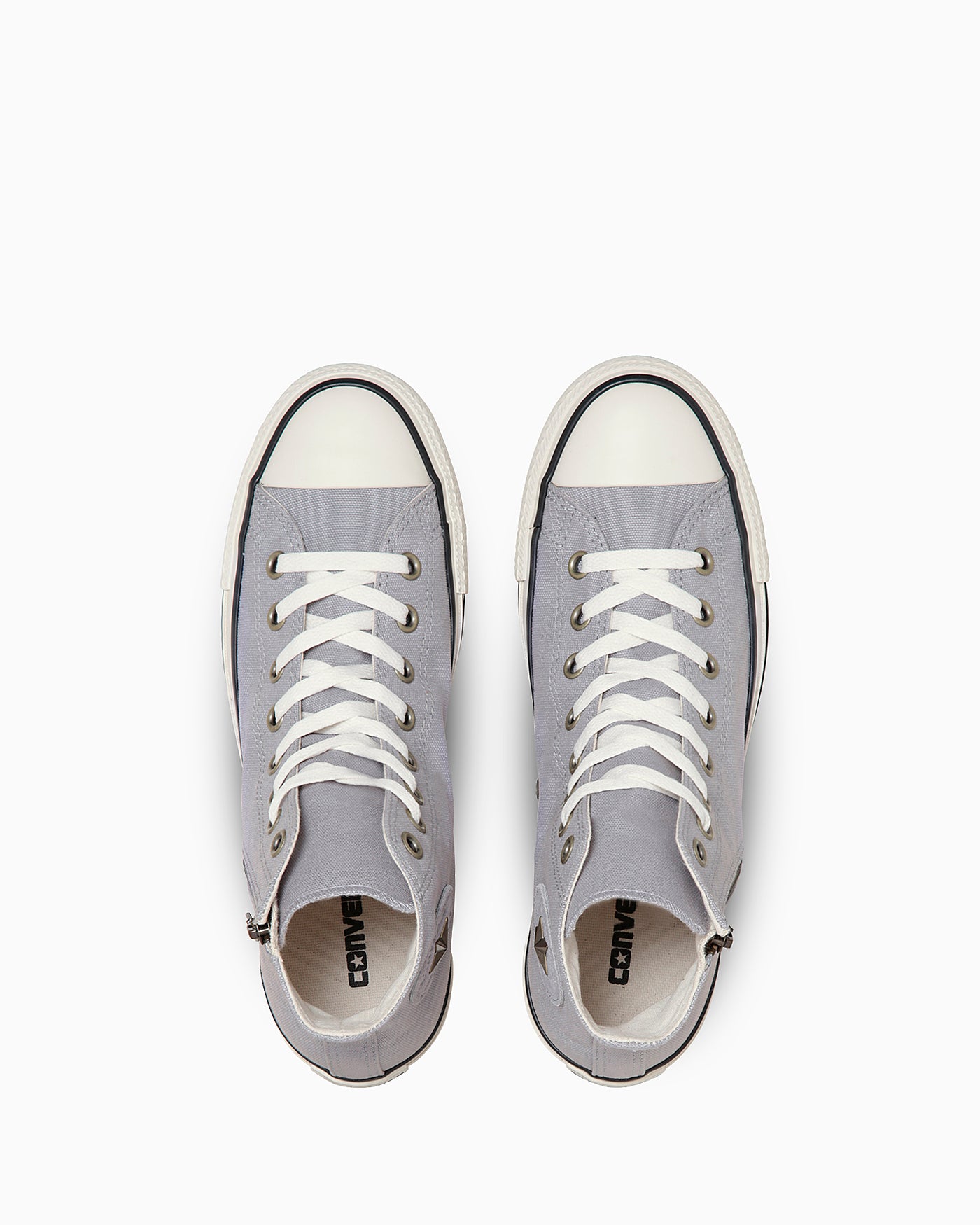 Lookbook Converse All Star Studs Patch High-top Sneakers Black/Black 31313401