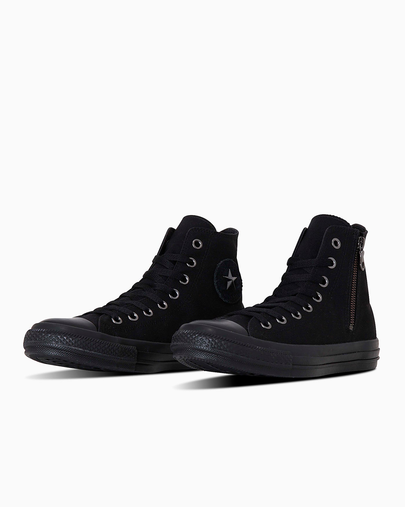 Converse All Star Studs Patch High Top Black on Black