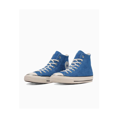 Converse All Star Suede High Top Sneakers Blue