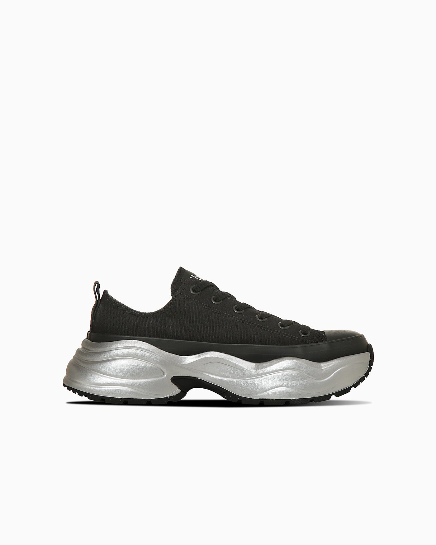 Order (W) コンバース オールスター サージトレーナー MT OX ブラック/メタリックシルバー スニーカー 31313920