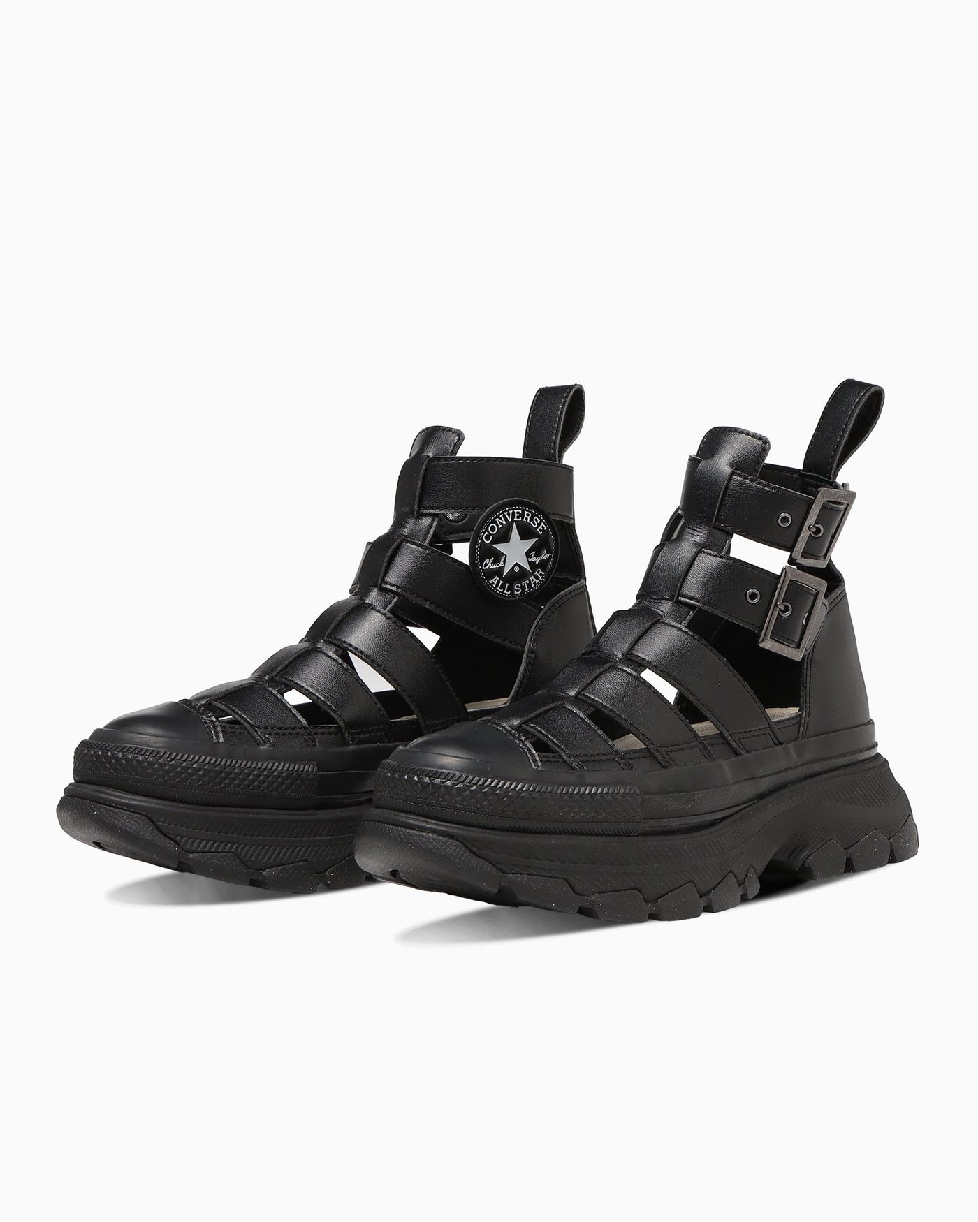 (Women) Converse All Star Trekwave Gladiator Hi Sneakers Black 31311940