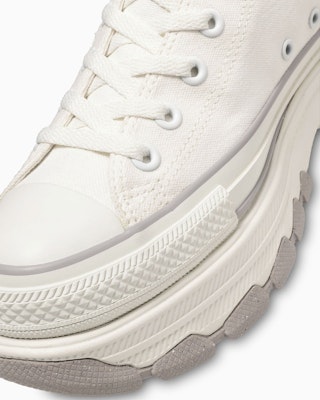 (W) コンバース オールスター トレックウェーブ Z ハイ スニーカー ホワイト/グレー 31311280 Details for (W) コンバース オールスター トレックウェーブ Z ハイ スニーカー ホワイト/グレー 31311280