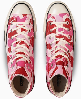 (W) 匡威All Star US 83迷彩帆布高帮运动鞋粉色 31312610 Lookbook (W) 匡威All Star US 83迷彩帆布高帮运动鞋粉色 31312610