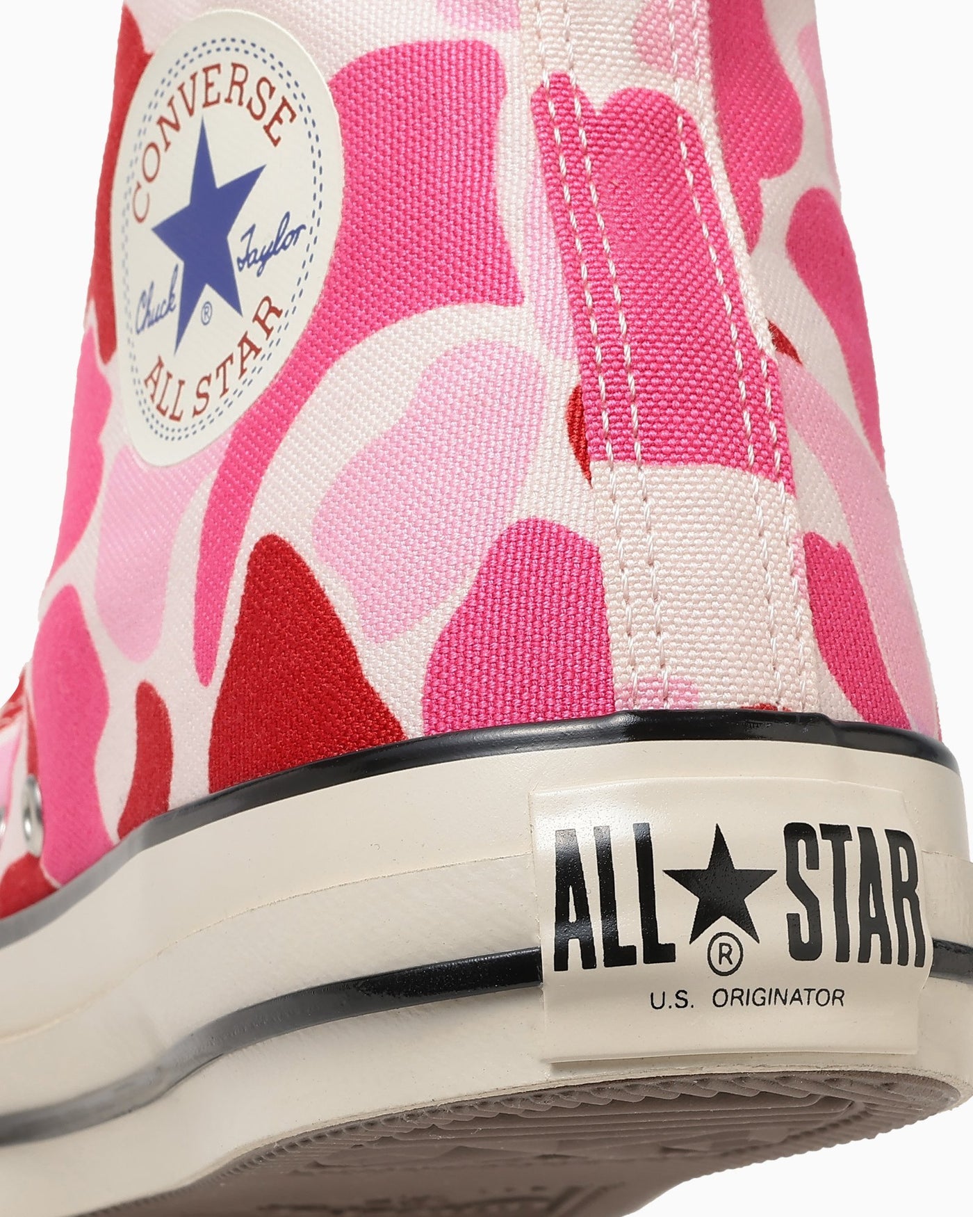 Sizing (W) 匡威All Star US 83迷彩帆布高帮运动鞋粉色 31312610