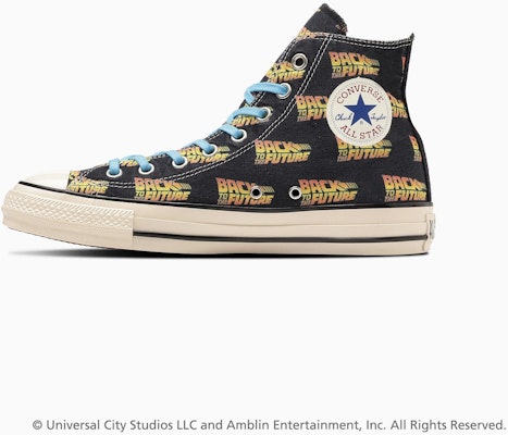 (W) 컨버스 올스타 US LG 하이 / 백 투 더 퓨처 스니커즈 블랙 31312620 1