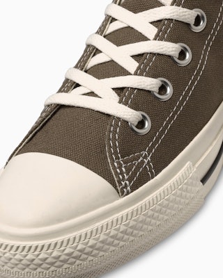 Converse All Star Washed Canvas Hi Dark Taupe 31312100 Details for Converse All Star Washed Canvas Hi Dark Taupe 31312100