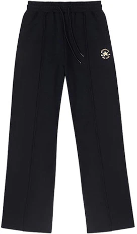 women-converse-black-solid-high-waist-drawstring-wide-leg-pants-10025685-a01