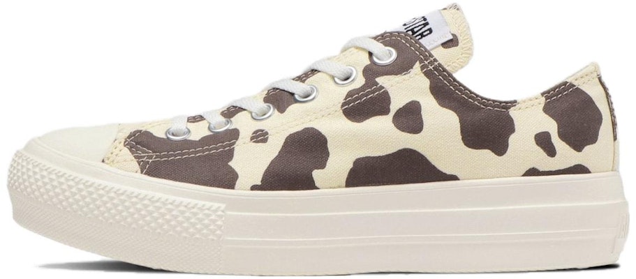 (Women) Converse Canvas All Star Light Plts Cowspot OX 'Off-White' 31308160 Buy (Women) Converse Canvas All Star Light Plts Cowspot OX 'Off-White' 31308160