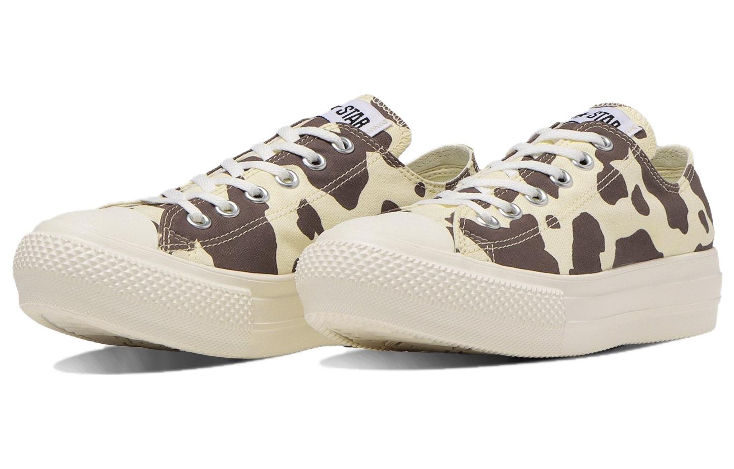 (W) Converse Canvas All Star Light Plts Cowspot OX 'Off-White' 圖 3