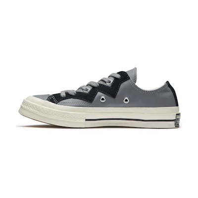 (W) Converse Chuck 1970s Leather Low Top Grey Black