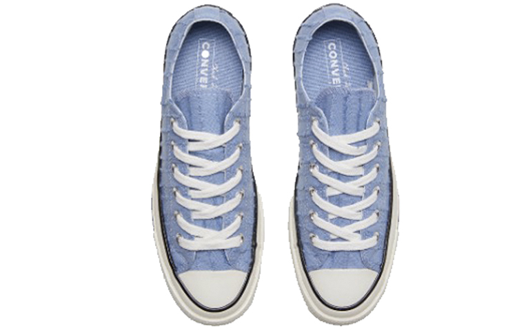 Shop (W) Converse Chuck 1970S Low Indigo/Platinum Pria/Wanita Sneakers 564128C