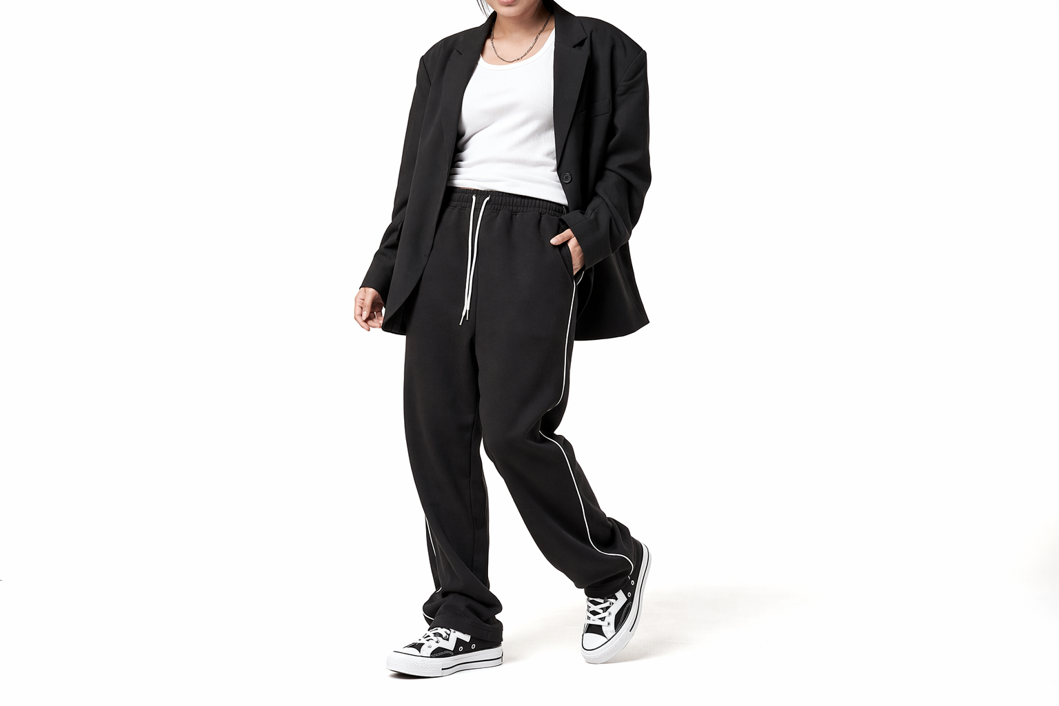 Order (W) 컨버스 척 70 미션V 로우 블랙화이트 (Converse Chuck 70 Mission-V Low "Black White") 565368C