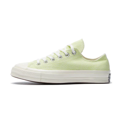 (W) Converse Chuck 1970s White Green