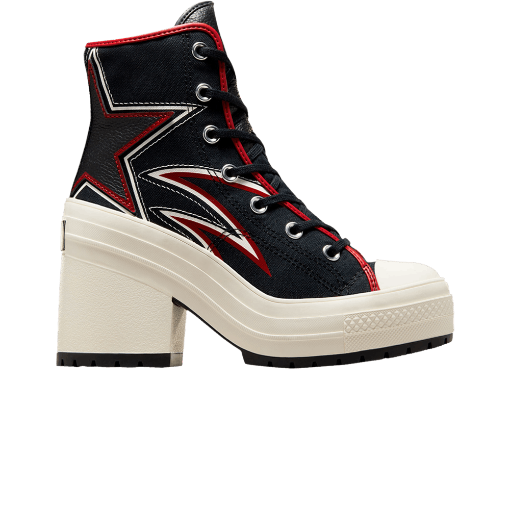 Buy Converse Chuck 70 De Luxe 豪華系列 舒適百搭 粗跟 高筒鞋 女款 黑紅色