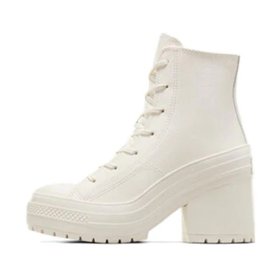 (W) Converse Chuck 70 De Luxe Heel Leather High 'Egret'