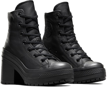 (W) Converse Chuck 70 De Luxe Heel Kulit Tinggi 'Hitam' A06145C Lookbook (W) Converse Chuck 70 De Luxe Heel Kulit Tinggi 'Hitam' A06145C