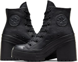 (W) Converse Chuck 70 De Luxe Hak Tinggi Kulit 'Hitam' A06145C Shop (W) Converse Chuck 70 De Luxe Hak Tinggi Kulit 'Hitam' A06145C