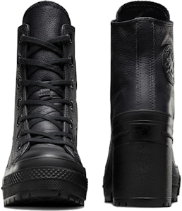 (W) Converse Chuck 70 De Luxe Heel Kulit Tinggi 'Hitam' A06145C Details for (W) Converse Chuck 70 De Luxe Heel Kulit Tinggi 'Hitam' A06145C