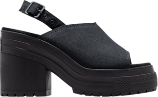 (Women) Converse Chuck 70 De Luxe Heel Platform Sandal 'Triple Black' A12567C (Women) Converse Chuck 70 De Luxe Heel Platform Sandal 'Triple Black' A12567C