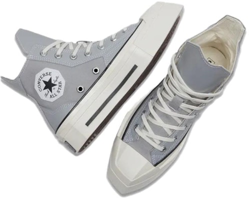 (Women) Converse Chuck 70 De Luxe Squared High 'Grey Area' A08280C Shop (Women) Converse Chuck 70 De Luxe Squared High 'Grey Area' A08280C