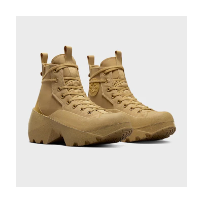 Converse Chuck 70 Geo Forma LS Hi Casual Shoes Khaki Yellow
