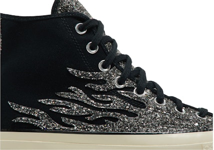 (W) Converse Chuck 70 High 'Archival Glitter Flame - Hitam Egret' 569387C Order (W) Converse Chuck 70 High 'Archival Glitter Flame - Hitam Egret' 569387C