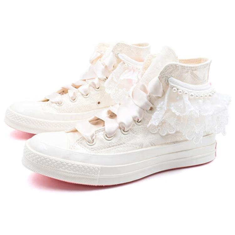 Shop (W) Converse Chuck 70 High 'Beige' Sepatu Tinggi Warna Krem A11616C