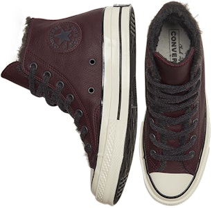 (W) Converse Chuck 70 High 'Cozy Club - Black Currant' Sepatu Tinggi Hitam Currant 569517C Purchase (W) Converse Chuck 70 High 'Cozy Club - Black Currant' Sepatu Tinggi Hitam Currant 569517C