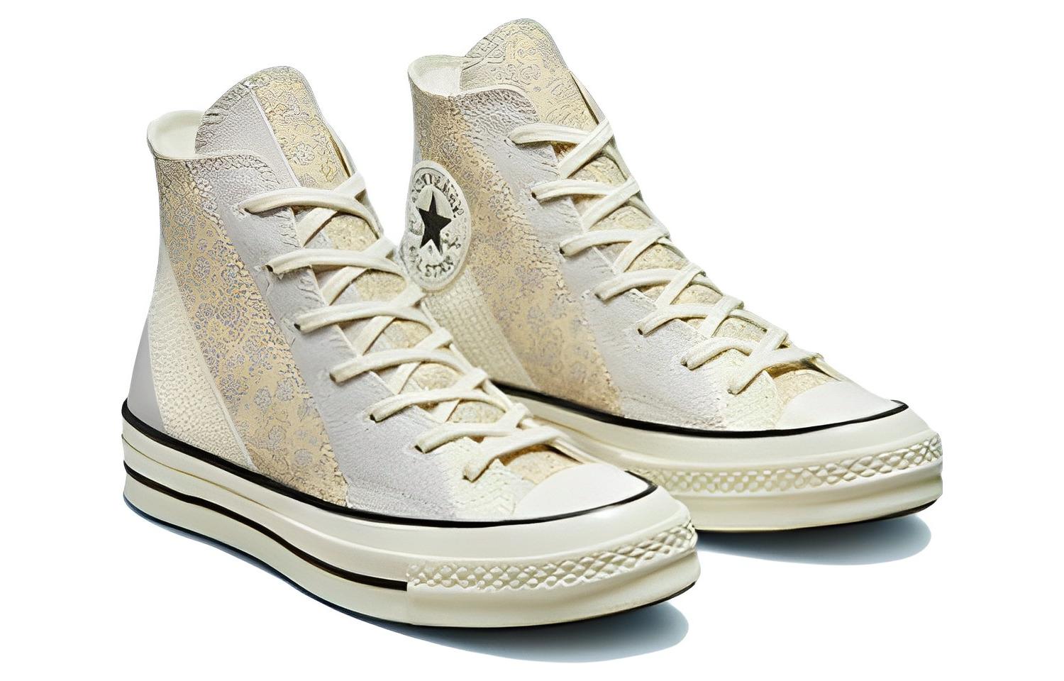 Lookbook (W) Converse Chuck 70 高筒『刺繡花卉 - 淺麻色』 A02072C