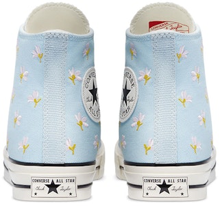 (W) 匡威Chuck 70高帮刺绣花卉印花-浅蓝色 570917C Shop (W) 匡威Chuck 70高帮刺绣花卉印花-浅蓝色 570917C