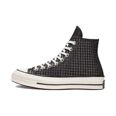 (W) Converse Chuck 70 High 'Houndstooth Shine - Black'