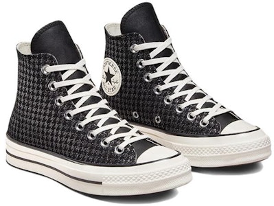 (W) Converse Chuck 70 Alto 'Houndstooth Brillante' - Negro A04277C Lookbook (W) Converse Chuck 70 Alto 'Houndstooth Brillante' - Negro A04277C