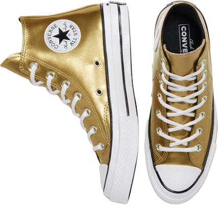 (W) Converse Chuck 70 High 'Industrial Glam - Emas Metalik' 568797C Shop (W) Converse Chuck 70 High 'Industrial Glam - Emas Metalik' 568797C