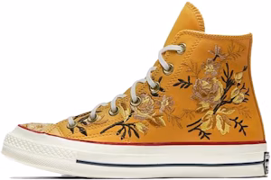 (Women) Converse Chuck 70 High 'Parkway Floral Embroidery - Turmeric Gold' 561651C (Women) Converse Chuck 70 High 'Parkway Floral Embroidery - Turmeric Gold' 561651C