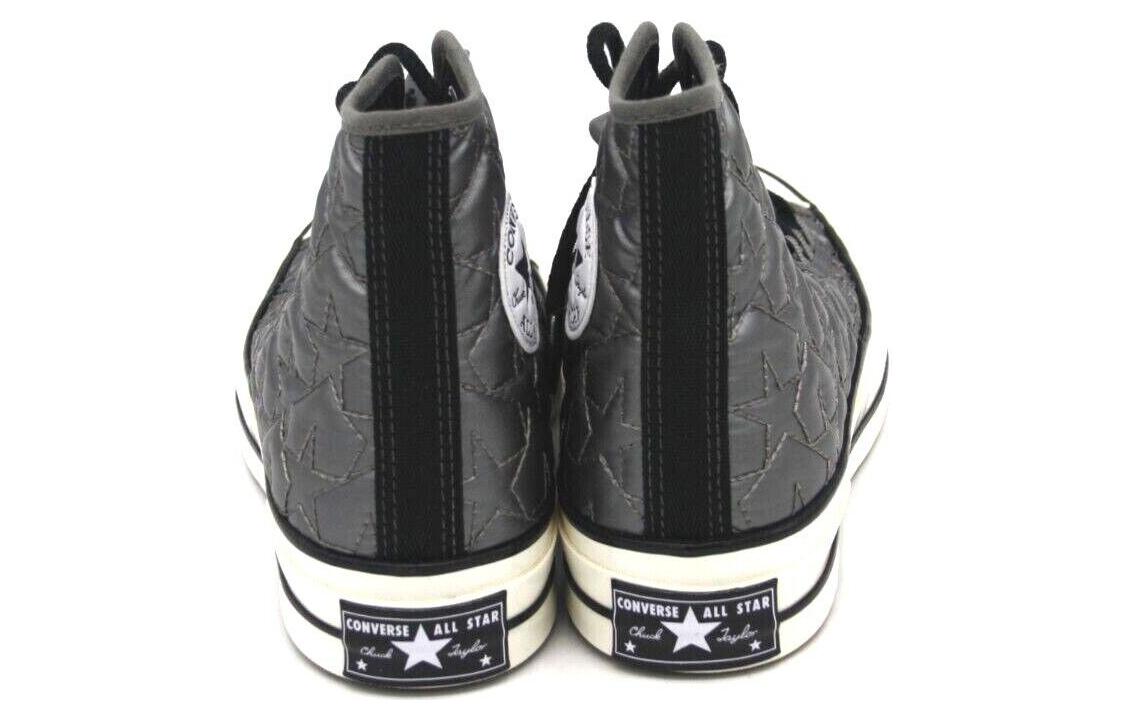 Shop Converse Chuck 70 百搭休閒 輕鬆舒適 防滑耐磨 高筒 板鞋 女款 銀色