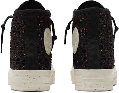 (W) Converse Chuck 70 Tinggi 'Speckled Black Crochet' 570784C Purchase (W) Converse Chuck 70 Tinggi 'Speckled Black Crochet' 570784C