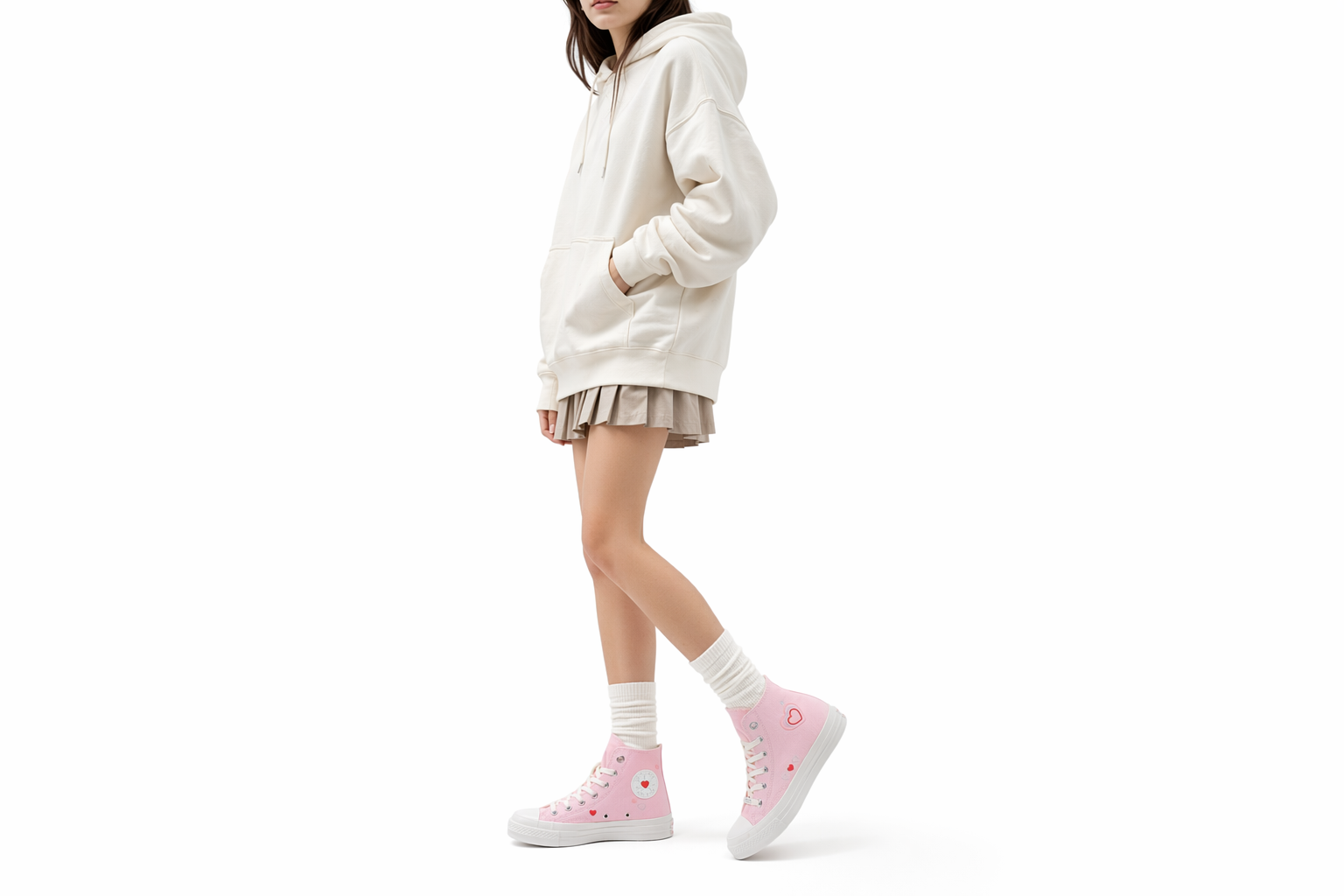 Order (W) Converse Chuck 70 High ''Y2K Heart'' Sneakers A09113C